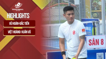 Vũ Hoàn-Đắc Tiến vs Việt Hoàng-Xuân Vũ - Giải vô địch Pickleball các CLB quốc gia năm 2024