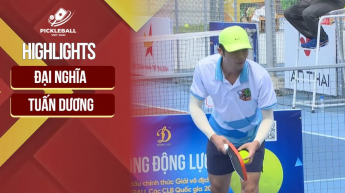 Đại Nghĩa vs Tuấn Dương - Giải vô địch Pickleball các CLB quốc gia năm 2024