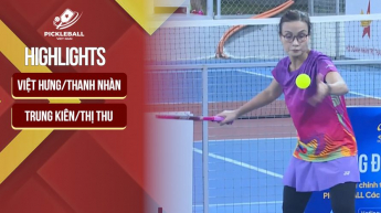Việt Hưng, Thanh Nhàn vs Trung Kiên, Thị Thu - Giải vô địch Pickleball các CLB quốc gia năm 2024