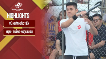 Vũ Hoàn-Đắc Tiến vs Mạnh Thắng-Ngọc Châu - Giải vô địch Pickleball các CLB quốc gia năm 2024