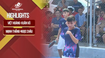 Việt Hoàng-Xuân Vũ vs Mạnh Thắng-Ngọc Châu - Giải vô địch Pickleball các CLB quốc gia năm 2024