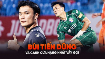 Bùi Tiến Dũng và cánh cửa hạng Nhất vẫy gọi