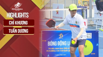 Chí Khương vs Tuấn Dương - Giải vô địch Pickleball các CLB quốc gia năm 2024