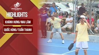 Khánh Hưng,Mai Lâm vs Quốc Hùng, Tuấn Thanh - Giải vô địch Pickleball các CLB quốc gia năm 2024